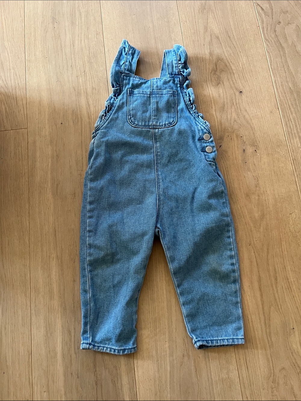Zara denim overalls 12-18 months